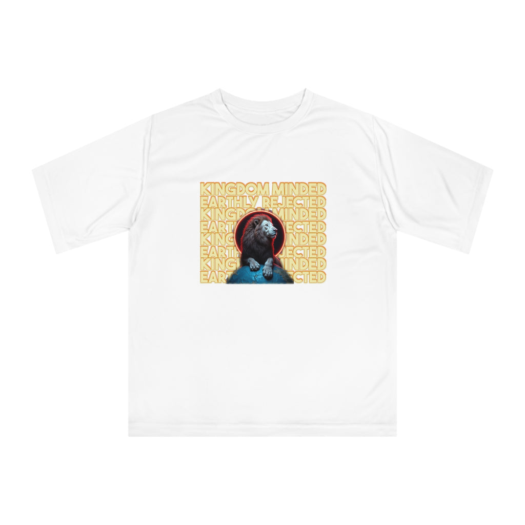 Unisex Kingdom Minded Performance T-Shirt - Earthly Reflected Design