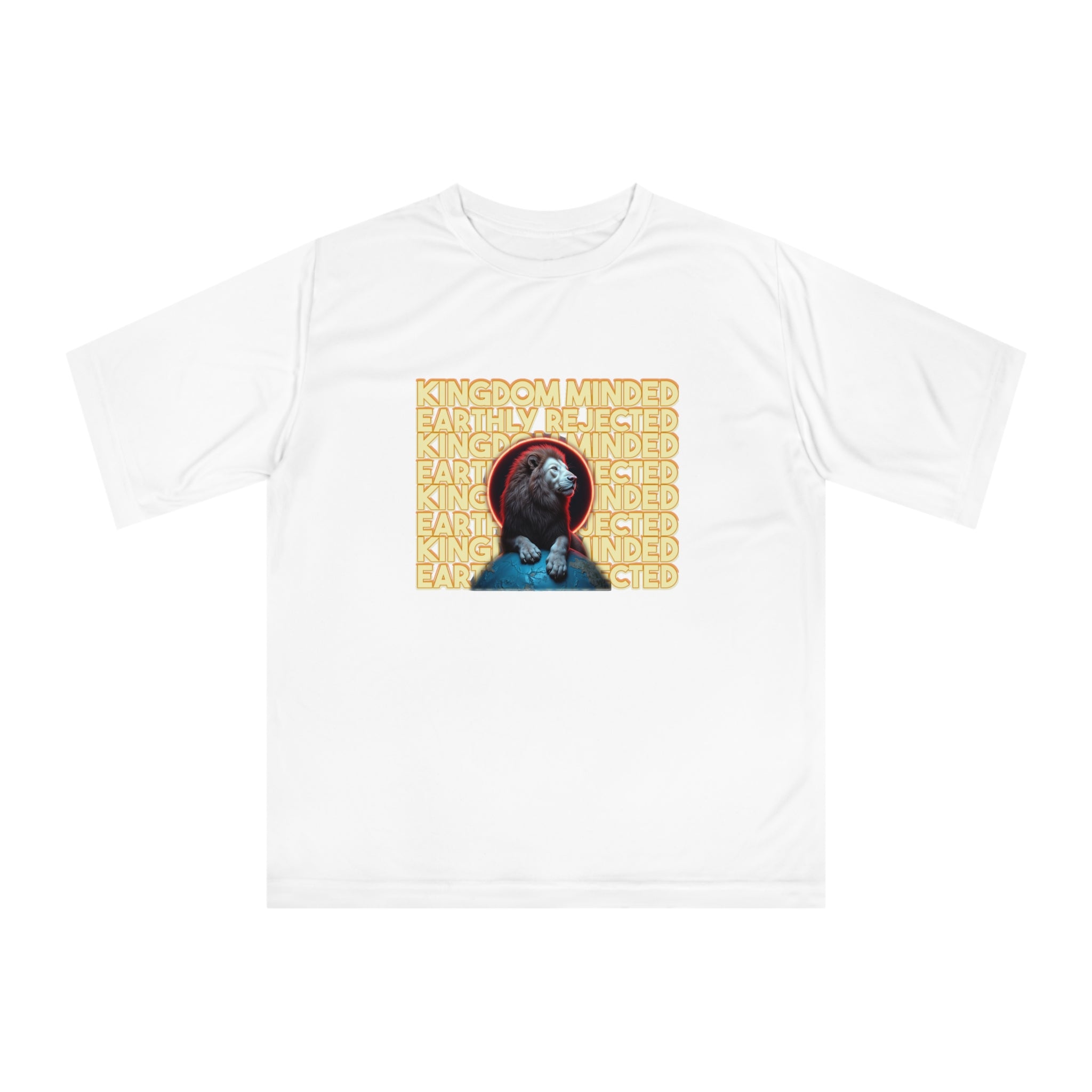 Unisex Kingdom Minded Performance T-Shirt - Earthly Reflected Design