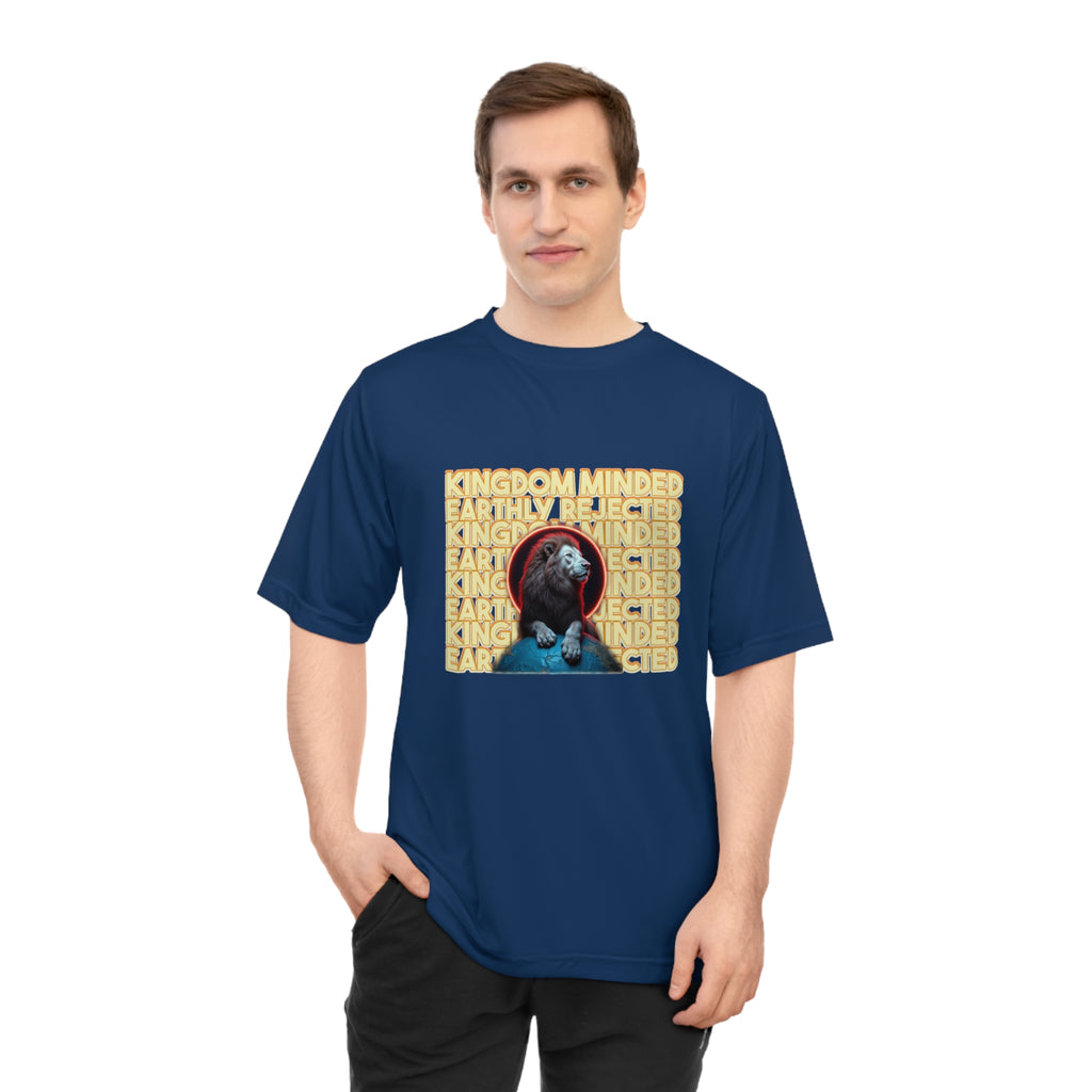 Unisex Kingdom Minded Performance T-Shirt - Earthly Reflected Design