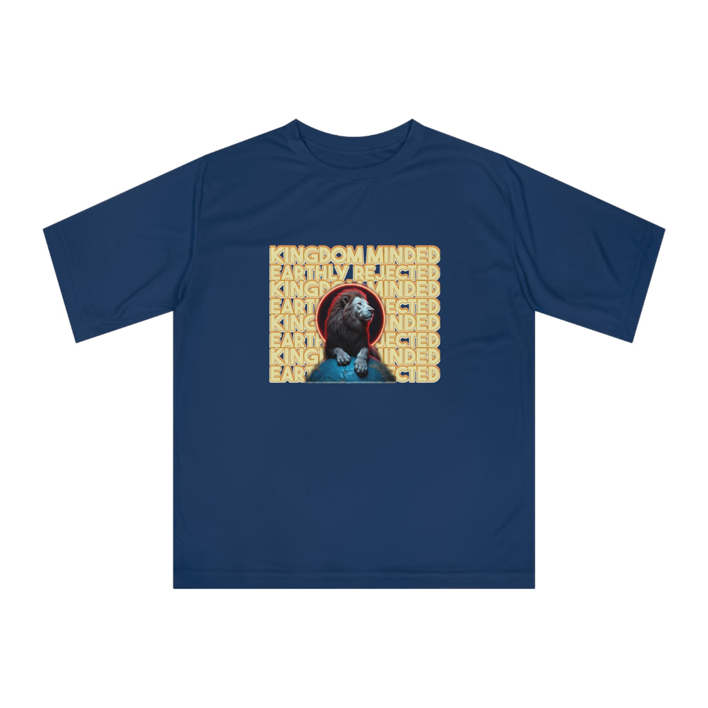 Unisex Kingdom Minded Performance T-Shirt - Earthly Reflected Design