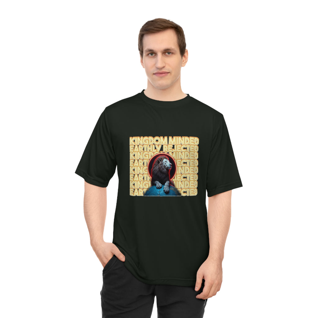 Unisex Kingdom Minded Performance T-Shirt - Earthly Reflected Design
